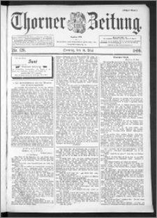 Thorner Zeitung 1896, Nr. 126 Erstes Blatt