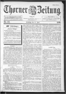 Thorner Zeitung 1896, Nr. 144 Erstes Blatt