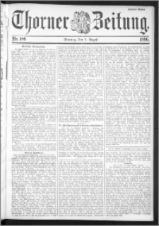 Thorner Zeitung 1896, Nr. 180 Zweites Blatt
