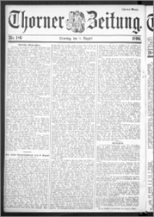 Thorner Zeitung 1896, Nr. 186 Zweites Blatt