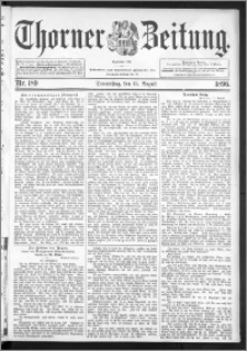 Thorner Zeitung 1896, Nr. 189