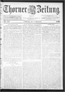 Thorner Zeitung 1896, Nr. 213