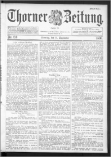 Thorner Zeitung 1896, Nr. 216 Erstes Blatt