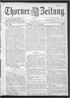 Thorner Zeitung 1896, Nr. 228 Erstes Blatt