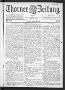 Thorner Zeitung 1896, Nr. 234 Erstes Blatt
