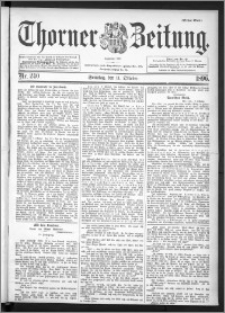 Thorner Zeitung 1896, Nr. 240 Erstes Blatt