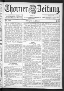 Thorner Zeitung 1896, Nr. 244