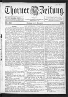 Thorner Zeitung 1896, Nr. 264 Erstes Blatt