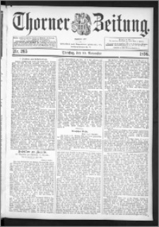 Thorner Zeitung 1896, Nr. 265