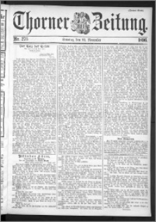 Thorner Zeitung 1896, Nr. 275 Drittes Blatt