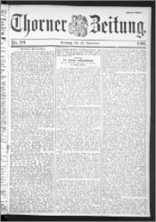 Thorner Zeitung 1896, Nr. 281 Zweites Blatt