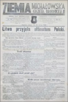 Ziemia Michałowska (Gazeta Brodnicka), R. 1938, Nr 34