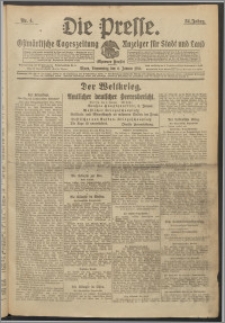 Die Presse 1916, Jg. 34, Nr. 4 Zweites Blatt, Drittes Blatt