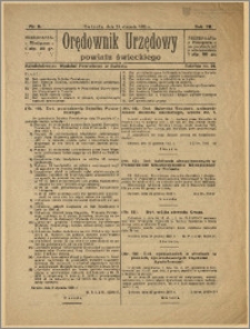 Orędownik Urzędowy Powiatu Świeckiego, 1928, Nr 2
