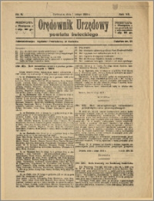 Orędownik Urzędowy Powiatu Świeckiego, 1928, Nr 6
