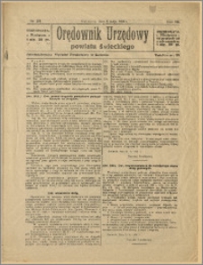 Orędownik Urzędowy Powiatu Świeckiego, 1928, Nr 25