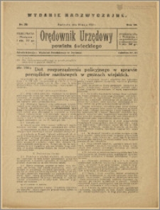 Orędownik Urzędowy Powiatu Świeckiego, 1928, Nr 28