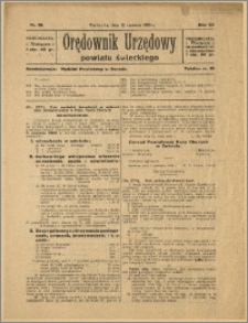 Orędownik Urzędowy Powiatu Świeckiego, 1928, Nr 31