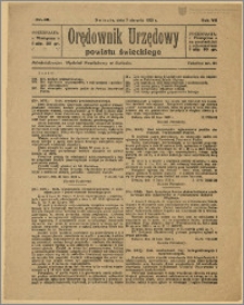 Orędownik Urzędowy Powiatu Świeckiego, 1928, Nr 40