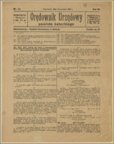Orędownik Urzędowy Powiatu Świeckiego, 1928, Nr 42