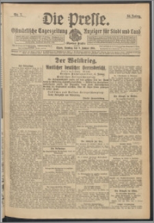 Die Presse 1916, Jg. 34, Nr. 7 Zweites Blatt, Drittes Blatt