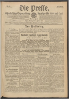 Die Presse 1916, Jg. 34, Nr. 8 Zweites Blatt, Drittes Blatt