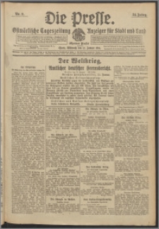 Die Presse 1916, Jg. 34, Nr. 9 Zweites Blatt