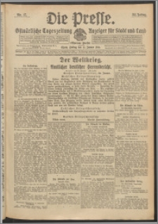 Die Presse 1916, Jg. 34, Nr. 17 Zweites Blatt