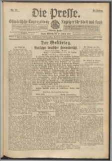 Die Presse 1916, Jg. 34, Nr. 21 Zweites Blatt