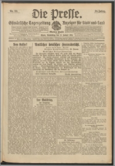 Die Presse 1916, Jg. 34, Nr. 22 Zweites Blatt, Drittes Blatt
