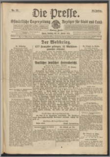Die Presse 1916, Jg. 34, Nr. 25 Drittes Blatt