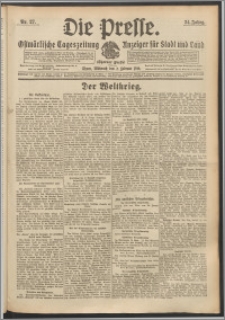 Die Presse 1916, Jg. 34, Nr. 27 Zweites Blatt, Drittes Blatt