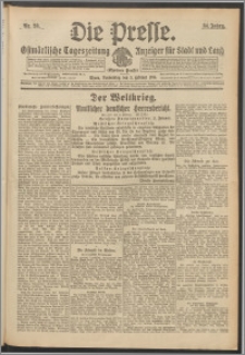 Die Presse 1916, Jg. 34, Nr. 28