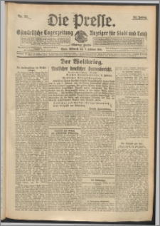 Die Presse 1916, Jg. 34, Nr. 33 Zweites Blatt