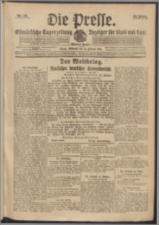 Die Presse 1916, Jg. 34, Nr. 39 Zweites Blatt