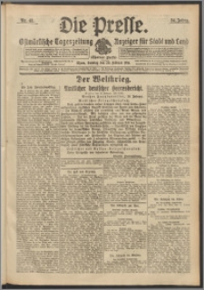 Die Presse 1916, Jg. 34, Nr. 43 Zweites Blatt, Drittes Blatt