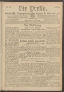 Die Presse 1916, Jg. 34, Nr. 83 Zweites Blatt