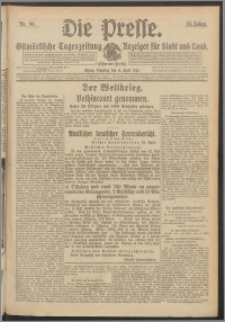 Die Presse 1916, Jg. 34, Nr. 86 Zweites Blatt