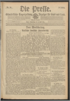 Die Presse 1916, Jg. 34, Nr. 88 Zweites Blatt