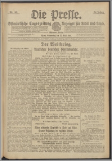Die Presse 1916, Jg. 34, Nr. 98 Zweites Blatt