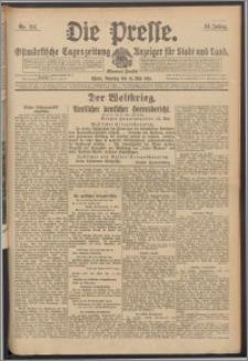 Die Presse 1916, Jg. 34, Nr. 114 Zweites Blatt
