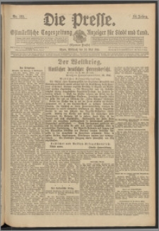 Die Presse 1916, Jg. 34, Nr. 121 Zweites Blatt