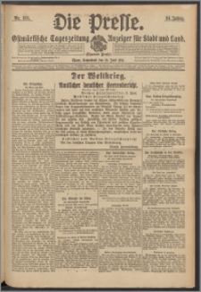 Die Presse 1916, Jg. 34, Nr. 135 Zweites Blatt
