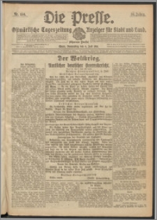 Die Presse 1916, Jg. 34, Nr. 156 Zweites Blatt