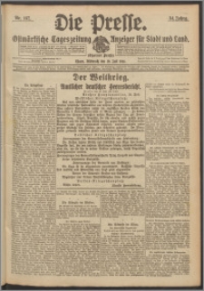 Die Presse 1916, Jg. 34, Nr. 167 Zweites Blatt
