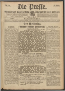 Die Presse 1916, Jg. 34, Nr. 170 Zweites Blatt