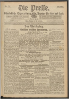 Die Presse 1916, Jg. 34, Nr. 172 Zweites Blatt