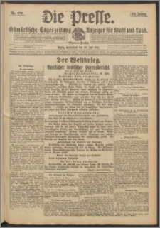 Die Presse 1916, Jg. 34, Nr. 176 Zweites Blatt