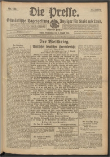 Die Presse 1916, Jg. 34, Nr. 180 Zweites Blatt