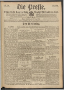 Die Presse 1916, Jg. 34, Nr. 186 Zweites Blatt